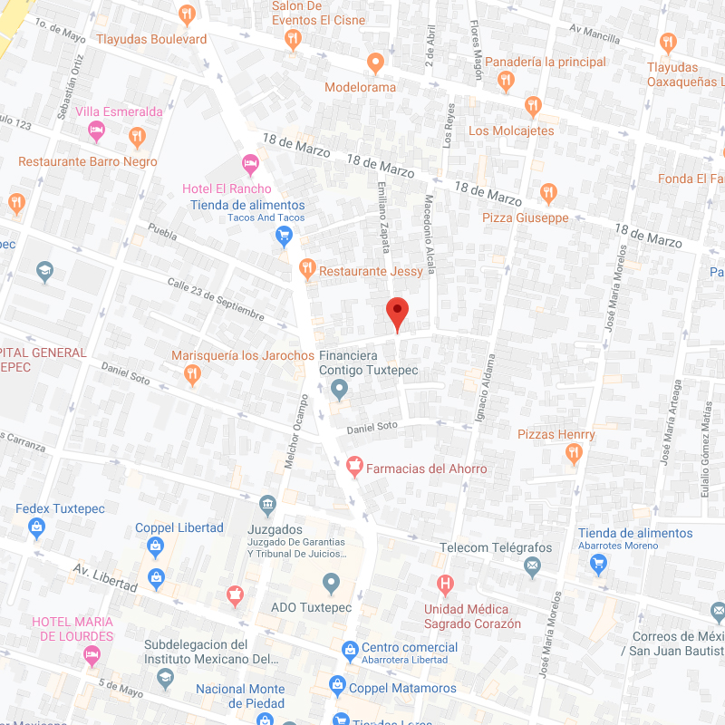 Urología en Tuxtepec cerca de Emiliano Zapata