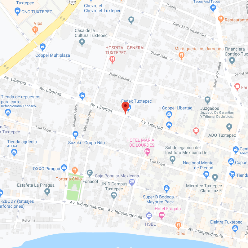 Urología en Tuxtepec cerca de Ponciano Medina